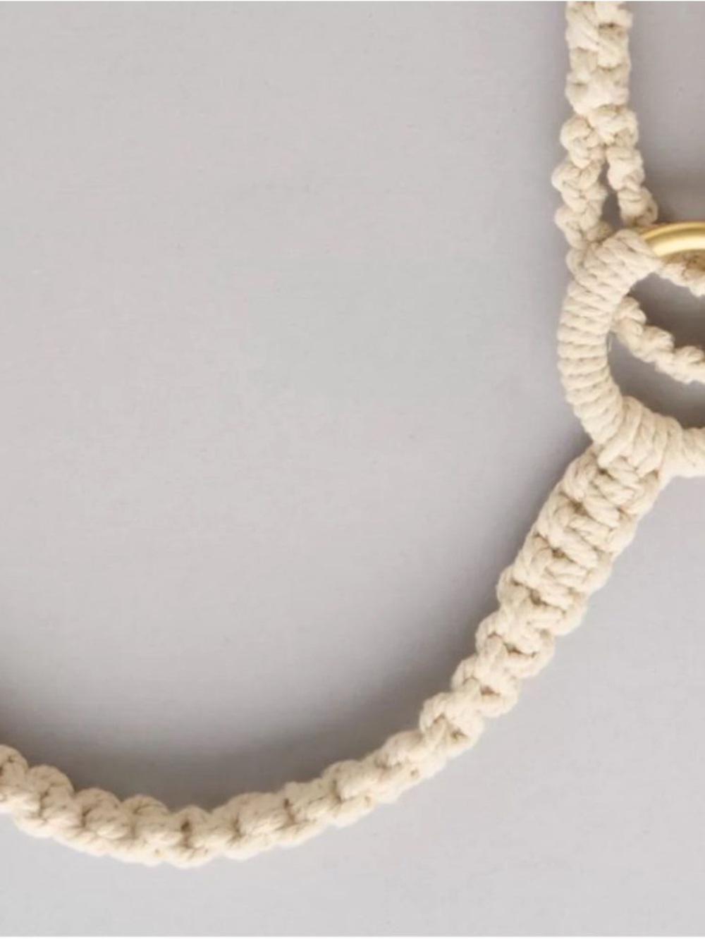Macrame Carry Strap + Belt Multifunction Multipurpose NEW Handcrafted Natural - Picture 13 of 15